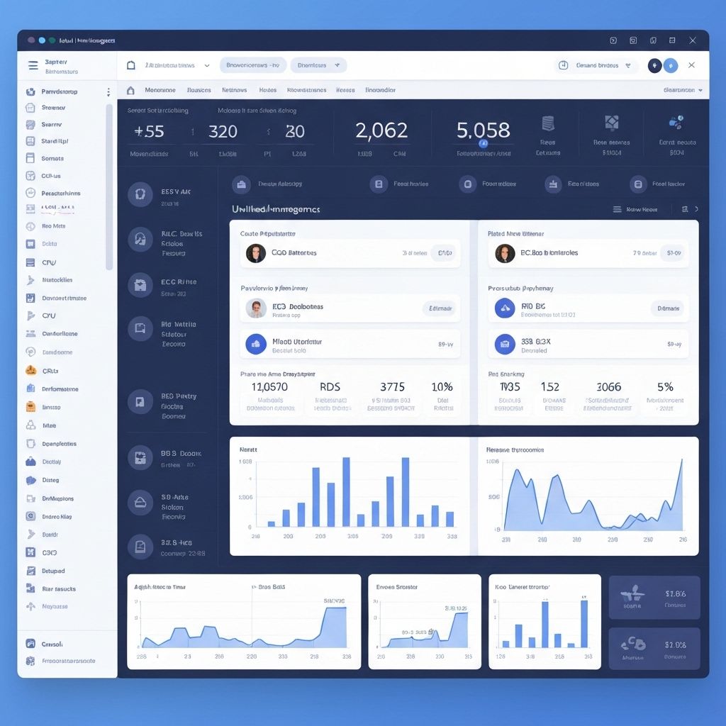 Cloud infrastructure and DevOps automation dashboard
